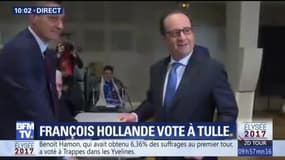 François Hollande a voté dans son fief de Tulle, en Corrèze