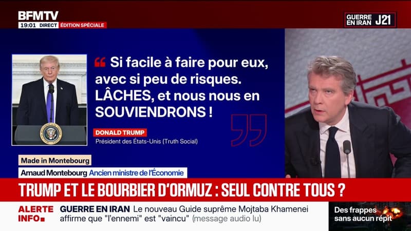MADE IN MONTEBOURG - “C’est l’administration américaine et Donald Trump qui sont seuls et en difficulté”, dénonce Arnaud Montebourg, ancien ministre de l'Économie