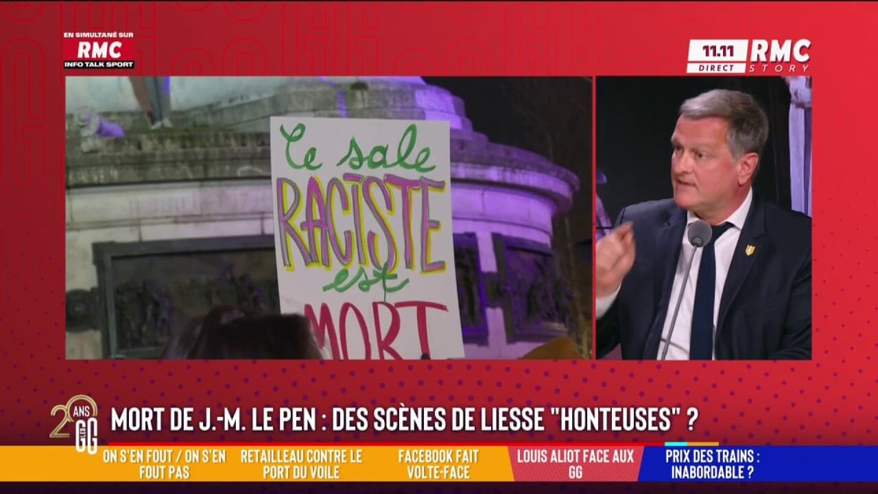 Jean-Marie Le Pen/scènes de liesse : "Ce sont des tocards", répond Louis  Aliot