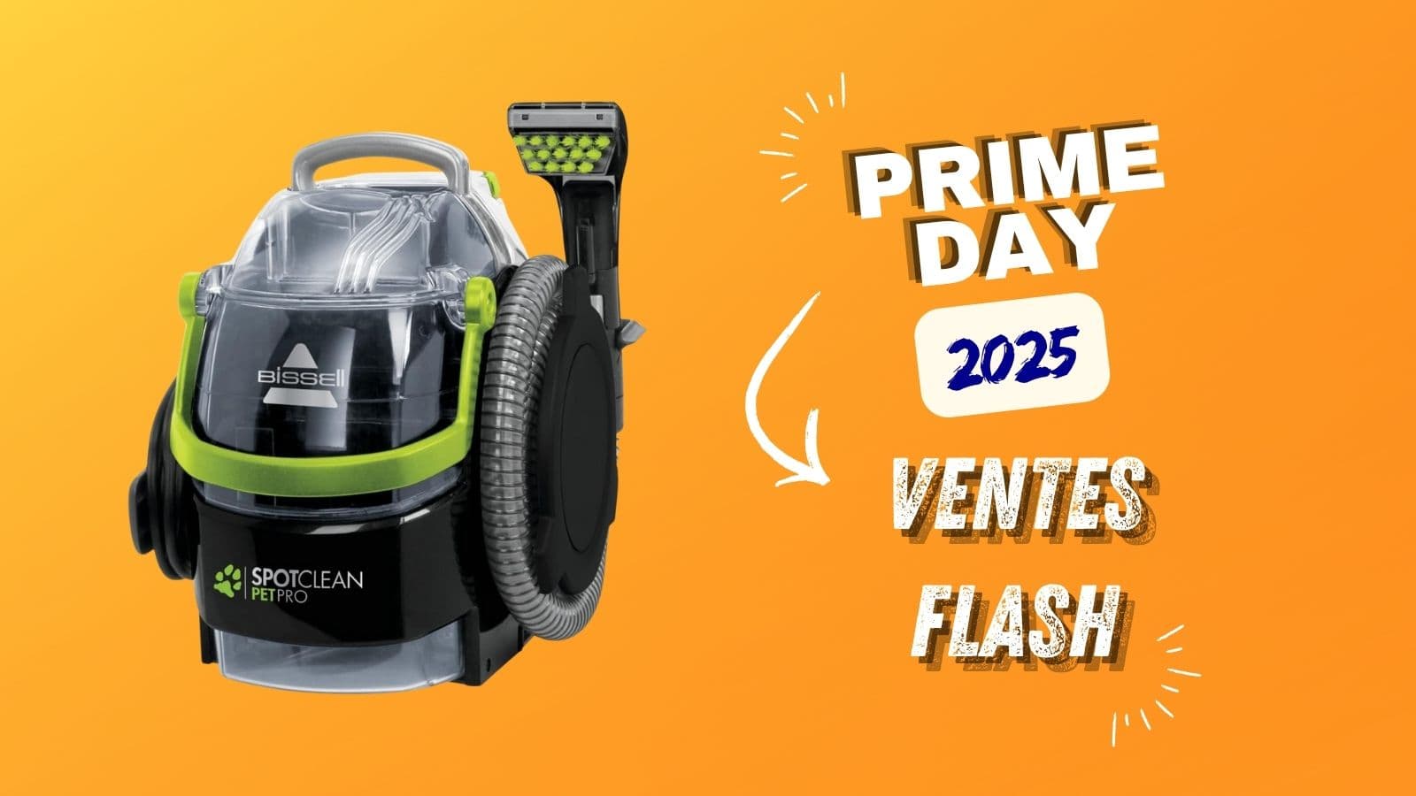 CETTE SHAMPOUINEUSE POUR CANAPÉ SIGNÉE BISSEL EST À MOINS DE 170 EUROS SUR AMAZON PENDANT LES JOURS FLASH PRIME