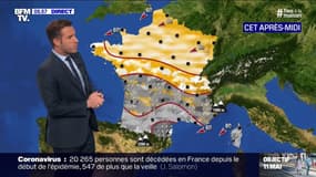 La France sera à nouveau divisée en deux avec du soleil au nord et de la pluie au sud