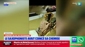 Concert de Jul au Vélodrome : le saxophoniste avait coincé sa chemise