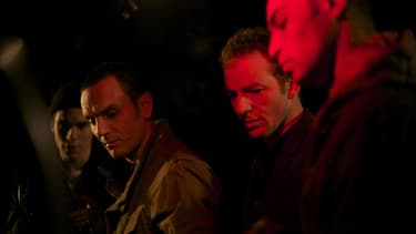 François Civil, Dimitri Storoge, Malik Zidi et Nassim Si Ahmed dans "Made In France".