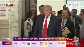 Donald Trump raconte la tentative d'assassinat contre lui 