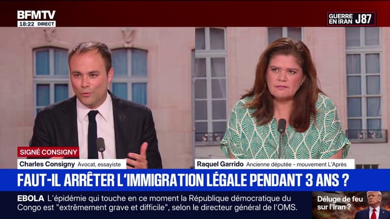 SIGNÉ CONSIGNY - Moratoire sur l'immigration légale: "Il faut suspendre l'immigration", estime Charles Consigny