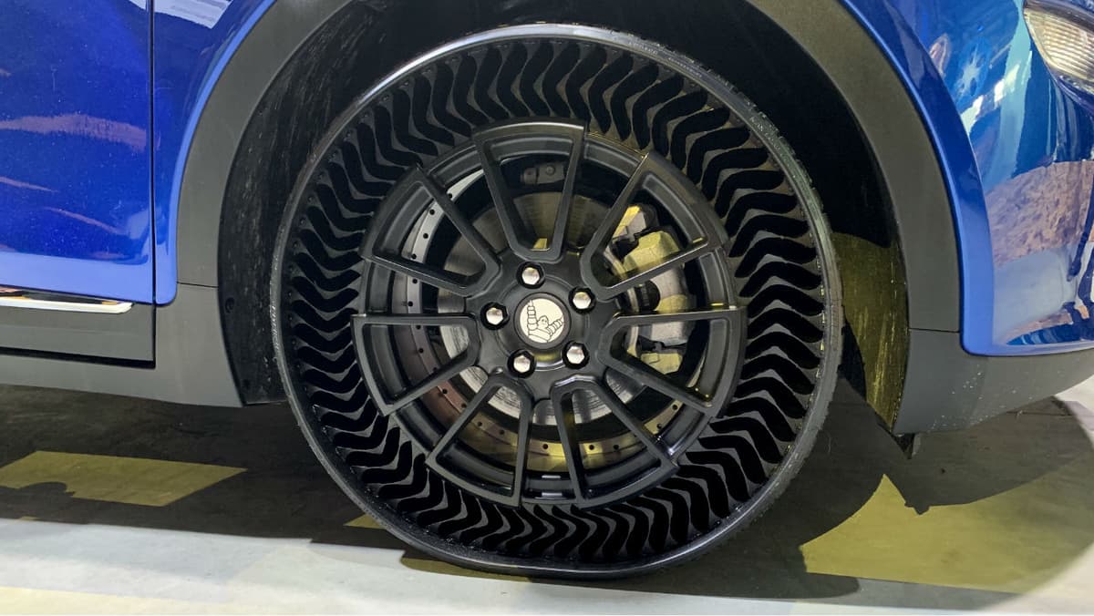 Michelin dévoile un pneu increvable