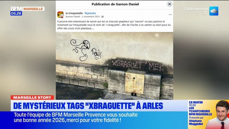 De mystérieux tags " xbraguette " à Arles provoquent la colère des habitants 