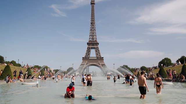 Lors des chaleurs de juin 2019, à Paris.