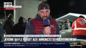 Crise agricole: "Il n'y a rien qui a changé" estime Jérôme Bayle, suite aux annonces d'Annie Genevard