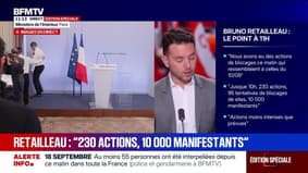 Grève du 18 septembre: 78 personnes ont été interpellées ce matin
