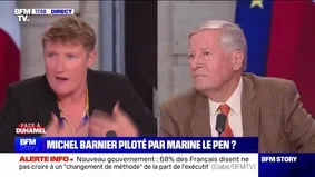 Face à Duhamel : Alice Coffin – Michel Barnier piloté par Marine Le Pen ? – 25/09