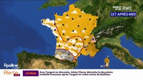 Météo du lundi 7 février