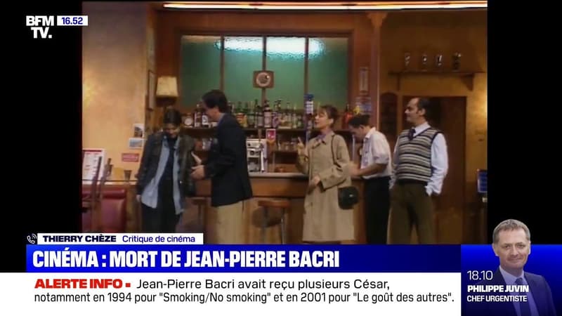 Pour le journaliste critique de cinéma Thierry Chèze, Jean-Pierre Bacri était un bougon au grand cœur