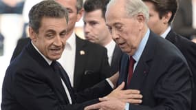 Nicolas Sarkozy et Charles Pasqua
