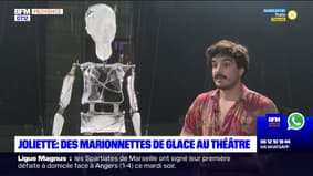 Marseille: le spectacle "Vagues", des marionnettes de glace au théâtre de la Joliette 