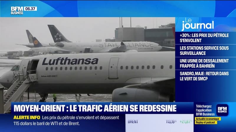 Conflit au Moyen-Orient : les routes aériennes redistribuées