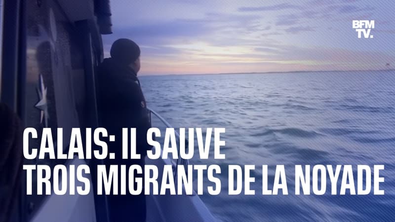 Calais: il sauve trois migrants de la noyade