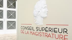 Le logo du Conseil supérieur de la magistrature le 19 avril 2021 (photo d'illustration)