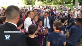 Des enfants invités à l’Élysée pour suivre France-Uruguay