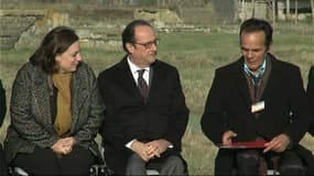 Le président de la République, François Hollande, en déplacement samedi 29 octobre à Montreuil-Bellay, dans le Maine-et-Loire.