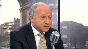 Le ministre des Affaires étrangères Laurent Fabius, le 3 avril 2013 sur BFMTV