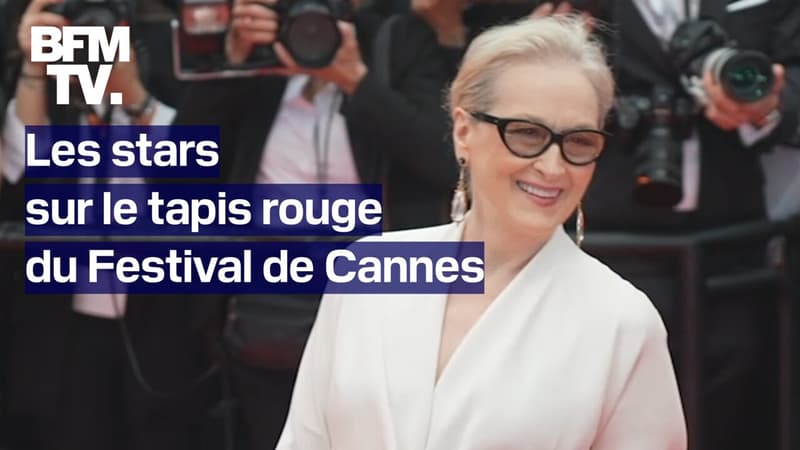 Regarder la vidéo Meryl Streep, Omar Sy...Les stars sur le tapis rouge du Festival de Cannes 