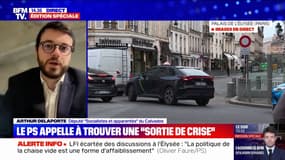 Consultations à l'Élysée: "Il ne faut pas claquer la porte tout de suite sinon on perd toute marge de manœuvre", estime Arthur Delaporte, député PS