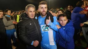 Nicolas Desenclos et son entraîneur Zivko Slijepcevic