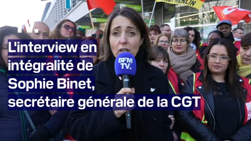 JO, égalité salariale... L'interview en intégralité de Sophie Binet, secrétaire générale de la CGT