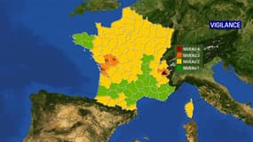 Trois départements ont été placés en vigilance orange pour vents violents par Météo-France.