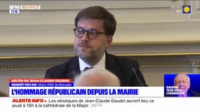 "Marseille, c'était sa patrie": l'hommage de Benoît Payan à Jean-Claude Gaudin