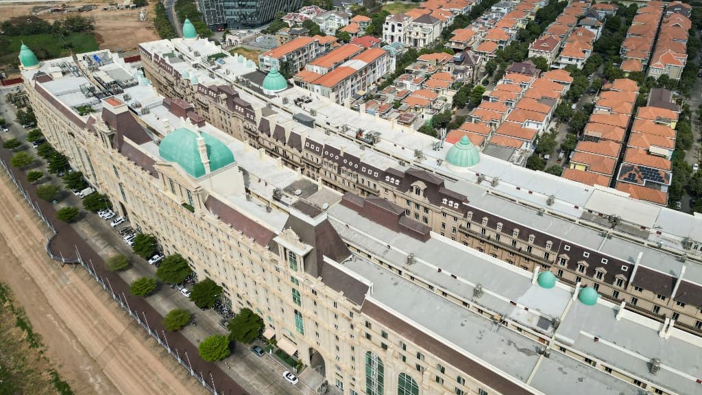 Les images du quartier Elysée à Phnom Penh, mars 2024