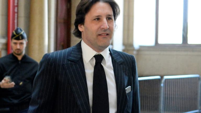 Arnaud Mimran lors du procès de l'escroquerie à la taxe carbone, à Paris, le 25 mai 2016.