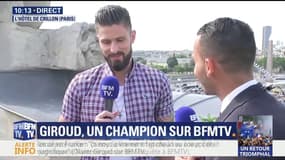 Giroud : "C'est extraordinaire, on a commencé à réaliser l'impact hier en descendant les Champs" 