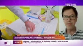 On peut tout dire sur RMC : Toujours plus de tests en France, "un non-sens" - 10/01