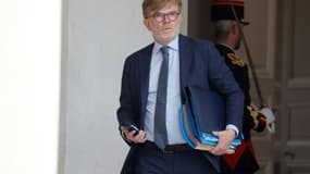 Le ministre de l'Agriculture Marc Fesneau à l'Elysée, le 24 avril 2024