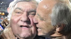 Louis Nicollin et René Girard