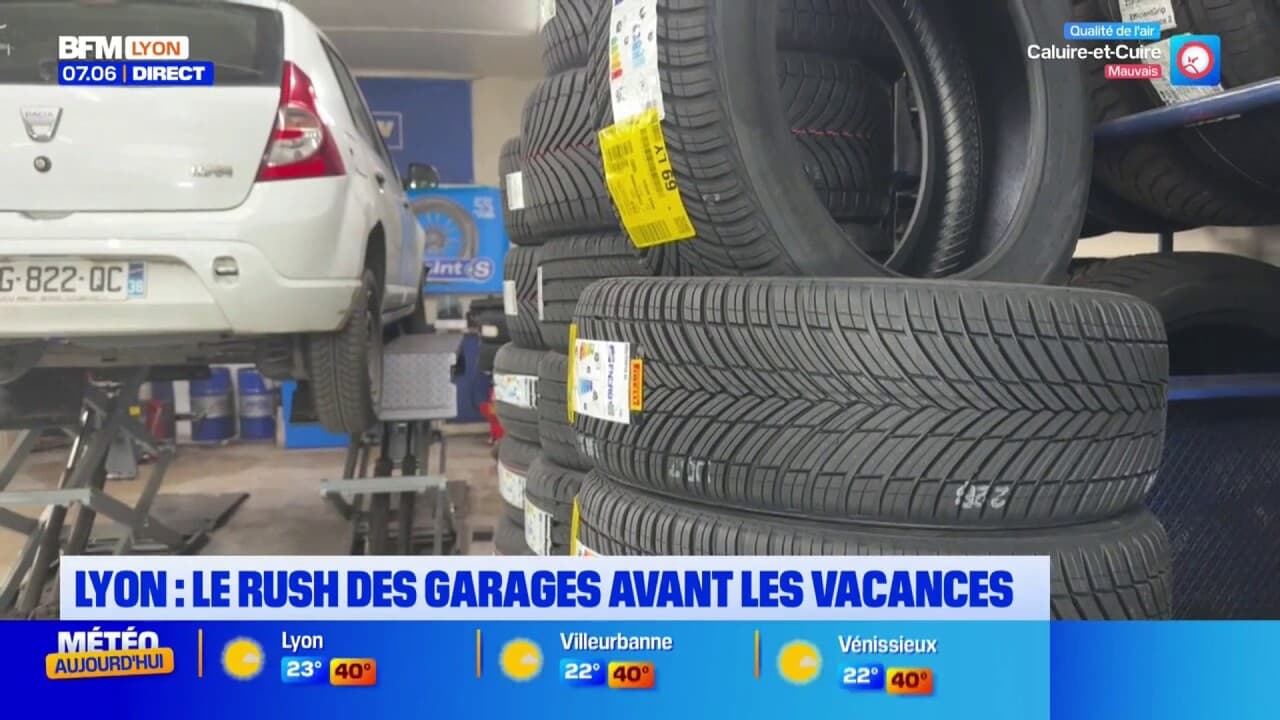 Lyon: Tatil Öncesi Garajlarda Yoğunluk