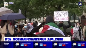 Manifestations pro-Palestine: des centaines de personnes réunies dans le calme à Lyon