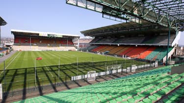 Le stade Geoffroy-Guichard à Saint-Etienne avant sa rénovation complète.