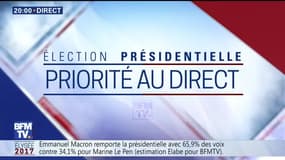 Emmanuel Macron élu président de la République avec 65,9% des voix