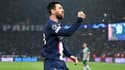 Lionel Messi avec le PSG, à Paris le 25 octobre 2022
