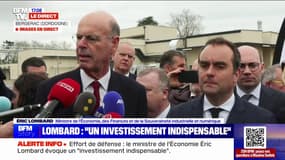 Placement d'épargne pour la défense: "Un investissement qui va être très sûr", détaille Éric Lombard, ministre de l'Économie