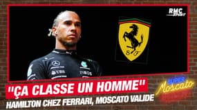 Formule 1 : "Être pilote chez Ferrari, ça classe un homme", Moscato emballé par le transfert d'Hamilton
