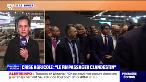Salon de l'agriculture: Gabriel Attal accuse le Rassemblement National d'être "le passager clandestin" de la crise agricole