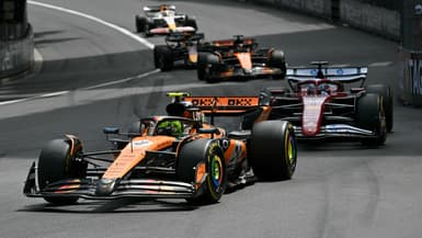 Lando Norris lors du GP de Monaco, le 25 mai 2025
