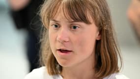 La militante Greta Thunberg à son arrivée à Paris le 10 juin 2025.