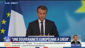 Europe : Macron propose la création d'une "force commune d'intervention" d'ici 2020