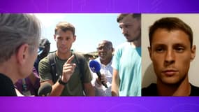 Un professeur d'EPS échangeant avec Elisabeth Borne à Mayotte