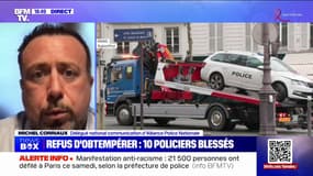 Refus d'obtempérer: "On ne fuit plus par peur ou panique, mais parce qu'on n'a pas grand chose à craindre derrière", assure Michel Corriaux (syndicat Alliance Police Nationale)